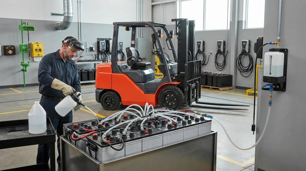 Forklift Battery Watering Systems: 2026 Buying Guide