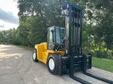 2013 YALE GDP360EC 36000 LB DIESEL FORKLIFT PNEUMATIC 162/183" 2 STAGE MAST SIDE SHIFTING FORK POSITIONER CAB WITH HEAT AND AC 7000 HOURS STOCK # BF9951179-TXB - United Lift LLC