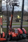 2013 SKYTRAK 6042 6000 LB DIESEL TELESCOPIC FORKLIFT TELEHANDLER PNEUMATIC 4WD ENCLOSED HEATED CAB 2675 HOURS STOCK # BF9497519-NLE - United Lift Equipment LLC