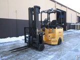 2015 BENDI B40AC 4000 LB CAPACITY 48 VOLT ELECTRIC FORKLIFT CUSHION 87/198" 3 STAGE MAST TURRET SIDE SHIFTING FORK POSITIONER 2045 HOURS STOCK # BF9225549-WIPA - United Lift LLC