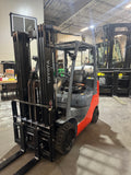 2021 TOYOTA 8FGCU25 5000 LB LP GAS FORKLIFT CUSHION 83/189" 3 STAGE MAST SIDE SHIFTER LOW HOURS STOCK # BF9119139-BUF - United Lift LLC