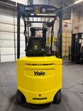 2020 YALE ERC050VGN 5000 LB 48 VOLT ELECTRIC FORKLIFT 89/195" THREE STAGE MAST SIDE SHIFTER 814 HOURS STOCK # BF996379-BUF
