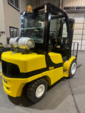 2017 YALE GLP070VX 7000 LB LP GAS FORKLIFT PNEUMATIC 87/182 3 STAGE MAST SIDE SHIFTER 1478 HOURS STOCK # BF998979-BUF - United Lift LLC