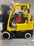 2019 HYSTER S60FT 6000 LB LP GAS FORKLIFT NON-MARKING CUSHION TIRES 84/240" QUAD MAST SIDE SHIFTER 926 HOURS STOCK # BF9115259-BUF