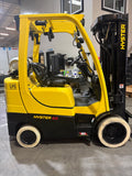 2019 HYSTER S60FT 6000 LB LP GAS FORKLIFT NON-MARKING CUSHION TIRES 84/240" QUAD MAST SIDE SHIFTER 926 HOURS STOCK # BF9115259-BUF