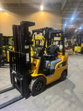 2019 CATERPILLAR 2C5000 5000 LB LP GAS FORKLIFT CUSHION 83/187" 3 STAGE MAST SIDE SHIFTER 947 HOURS STOCK # BF982739-BUF - United Lift LLC