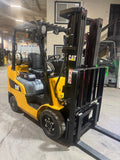 2019 CATERPILLAR 2C5000 5000 LB LP GAS FORKLIFT CUSHION 83/187" 3 STAGE MAST SIDE SHIFTER 947 HOURS STOCK # BF982739-BUF - United Lift LLC