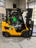 2019 CATERPILLAR 2C5000 5000 LB LP GAS FORKLIFT CUSHION 83/187" 3 STAGE MAST SIDE SHIFTER 947 HOURS STOCK # BF982739-BUF - United Lift LLC