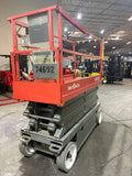 2016 SKYJACK SJ3226 SCISSOR LIFT 26' REACH ELECTRIC SMOOTH CUSHION TIRES ONLY 275 HOURS STOCK # BF949879-BUF