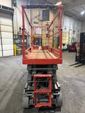 2016 SKYJACK SJ3226 SCISSOR LIFT 26' REACH ELECTRIC SMOOTH CUSHION TIRES ONLY 275 HOURS STOCK # BF949879-BUF