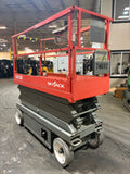 2016 SKYJACK SJ3226 SCISSOR LIFT 26' REACH ELECTRIC SMOOTH CUSHION TIRES ONLY 275 HOURS STOCK # BF949879-BUF