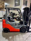 2020 TOYOTA 8FGCU25 5000 LB LP GAS FORKLIFT CUSHION 83/189" 3 STAGE MAST SIDE SHIFTING FORK POSITIONER 1114 HOURS STOCK # BF9119139-BUF - United Lift LLC
