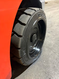 2022 TOYOTA 8FGCU30 6000 LB LP GAS FORKLIFT CUSHION 87/187" 3 STAGE MAST SIDE SHIFTING FORK POSITIONER 728 HOURS STOCK # BF9124459-BUF