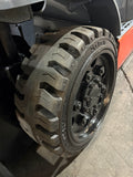 2022 TOYOTA 8FGCU30 6000 LB LP GAS FORKLIFT CUSHION 87/187" 3 STAGE MAST SIDE SHIFTING FORK POSITIONER 728 HOURS STOCK # BF9124459-BUF