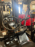 2022 TOYOTA 8FGCU30 6000 LB LP GAS FORKLIFT CUSHION 87/187" 3 STAGE MAST SIDE SHIFTING FORK POSITIONER 728 HOURS STOCK # BF9124459-BUF