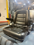 2021 TOYOTA 8FGU30 6000 LB LP GAS FORKLIFT PNEUMATIC 88/187 3 STAGE MAST SIDE SHIFTER 3,480 HOURS STOCK # BF9152899-BUF