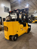 2023 CAT GC55K 12000 LB LP GAS FORKLIFT CUSHION 102/219 3 STAGE MAST SIDE SHIFTING FORK POSITIONER ATTACHMENT LOW HOURS STOCK # BF9247759-BUF - United Lift LLC
