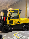 2018 HYSTER H110FT 11000 LB DIESEL FORKLIFT PNEUMATIC ENCLOSED HEATED CAB 94/185" 3 STAGE MAST SIDE SHIFTER FORK POSITIONER 1459 HOURS STOCK # BF9199149-BUF