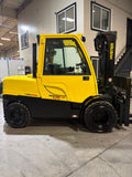 2018 HYSTER H110FT 11000 LB DIESEL FORKLIFT PNEUMATIC ENCLOSED HEATED CAB 94/185" 3 STAGE MAST SIDE SHIFTER FORK POSITIONER 1459 HOURS STOCK # BF9199149-BUF
