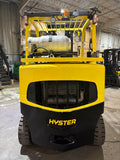 2023 HYSTER S135FT 13500 LB LP GAS FORKLIFT CUSHION 102/208" 3 STAGE MAST 4 WAY PLUMBING TO CARRIAGE SIDE SHIFTING FORK POSITIONER 987 HOURS STOCK # BF9343529-BUF