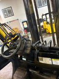2021 HYSTER H120FT 12000 LB DIESEL FORKLIFT PNEUMATIC 110/158" 2 STAGE CLEAR VIEW MAST ENCLOSED CAB WITH SIDE SHIFTER ONLY 1474 HOURS STOCK # BF9199429-BUF
