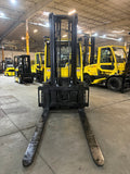 2021 HYSTER H120FT 12000 LB DIESEL FORKLIFT PNEUMATIC 110/158" 2 STAGE CLEAR VIEW MAST ENCLOSED CAB WITH SIDE SHIFTER ONLY 1474 HOURS STOCK # BF9199429-BUF
