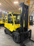 2021 HYSTER H120FT 12000 LB DIESEL FORKLIFT PNEUMATIC 110/158" 2 STAGE CLEAR VIEW MAST ENCLOSED CAB WITH SIDE SHIFTER ONLY 1474 HOURS STOCK # BF9199429-BUF
