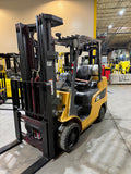 2019 CATERPILLAR 2C6000 6000 LB LP GAS FORKLIFT CUSHION 82/185" 3 STAGE MAST SIDE SHIFTER ORIGNAL PAINT 2473 HOURS STOCK # BF985239-BUF - United Lift LLC