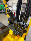 2018 HYSTER E50XN-33 5000 LB CAPACITY ELECTRIC CUSHION 89/194" 3 STAGE MAST SIDE SHIFTER 1267 HOURS PLUMBED 4 WAYS TO CARRIAGE STOCK # BF995429-BUF - United Lift LLC
