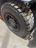 2019 TOYOTA 8FG40U 9000 LB LP GAS FORKLIFT PNEUMATIC 91/132" 2 STAGE CLEAR VIEW MAST SIDE SHIFTING FORK POSITIONER ENCLOSED CAB  HEAT & AC 1302 HOURS STOCK # BF9234199-BUF - United Lift LLC