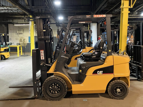2022 CATERPILLAR GP25N 5000 LB LP GAS FORKLIFT PNEUMATIC 85/188" 3 STAGE MAST SIDE SHIFTER 2767 HOURS STOCK # BF9191499-OHB - United Lift LLC