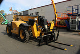 2022 CATERPILLAR TL642 6000 LB DIESEL TELESCOPIC FORKLIFT TELEHANDLER PNEUMATIC 4WD CAB WITH HEAT AND AC 1976 HOURS STOCK # BF9897529-NLE - United Lift LLC