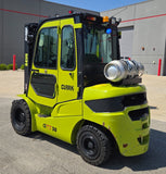 2023 CLARK GTS30 6000 LB LP GAS FORKLIFT PNEUMATIC 86/189" 3 STAGE MAST SIDE SHIFTER ENCLOSED CAB LOW HOURS STOCK # BF9219149-RIL