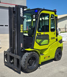 2023 CLARK GTS30 6000 LB LP GAS FORKLIFT PNEUMATIC 86/189" 3 STAGE MAST SIDE SHIFTER ENCLOSED CAB LOW HOURS STOCK # BF9219149-RIL
