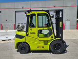2023 CLARK GTS30 6000 LB LP GAS FORKLIFT PNEUMATIC 86/189" 3 STAGE MAST SIDE SHIFTER ENCLOSED CAB LOW HOURS STOCK # BF9219149-RIL