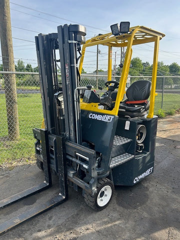 2021 COMBI CB6000 6000 LB LP GAS FORKLIFT CUSHION 87/196" 3 STAGE MAST SIDE SHIFTING FORK POSITIONER 180 HOURS STOCK # BF9599569-NCB - United Lift Equipment LLC