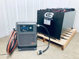 2012 DREXEL SLT30 3000 LB 36 VOLT ELECTRIC FORKLIFT CUSHION 88/156" 3 STAGE MAST 1558 HOURS STOCK # BF9224569-EBHS - United Lift LLC