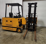 2012 DREXEL SLT30 3000 LB 36 VOLT ELECTRIC FORKLIFT CUSHION 88/156" 3 STAGE MAST 1558 HOURS STOCK # BF9224569-EBHS - United Lift LLC