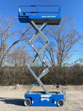 2014/2015 GENIE GS2032 SCISSOR LIFT 20' REACH ELECTRIC SMOOTH CUSHION TIRES STOCK # BF985139-RIL2 - United Lift LLC