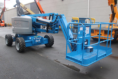 2017 GENIE Z45/25J ARTICULATING BOOM LIFT AERIAL LIFT WITH JIB ARM 45' REACH DIESEL 4WD 2493 HOURS STOCK # BF9398759-NLE - United Lift LLC