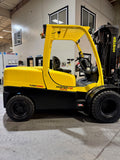 2020 HYSTER H110FT 11000 LB DIESEL FORKLIFT PNEUMATIC 94/185" 3 STAGE MAST 1472 HOURS SIDE SHIFTING FORK POSITIONER STOCK # BF9191839-BUF
