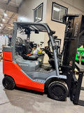 2022 TOYOTA 8FGCU35-BCS BOX CAR SPECIAL 8000 LB LP GAS FORKLIFT CUSHION 92/199" 3 STAGE MAST SIDE SHIFTER 877 HOURS STOCK # BF9174329-BUF