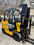 2021 CATERPILLAR 2C60004 6000 LB LP GAS FORKLIFT CUSHION 83/185" 3 STAGE MAST SIDE SHIFTING FORK POSITIONER 942 HOURS STOCK # BF9125459-BUF