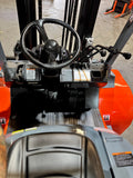 2009 TOYOTA 7FGU70 15500 LB LP GAS FORKLIFT PNEUMATIC 132/179" 2 STAGE MAST SIDE SHIFTER NON-COMPUTERIZED UNIT EASY TO SERVICE 3,494 HOURS STOCK # BF9431449-BUF