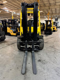 2019 HYSTER H50FT 5000 LB LP GAS FORKLIFT PNEUMATIC 86/189" 3 STAGE MAST SIDE SHIFTING FORK POSITIONER 1192 HOURS STOCK # BF9118579-BUF