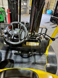 2020 HYSTER H110FT 11000 LB DIESEL FORKLIFT PNEUMATIC 94/185" 3 STAGE MAST 1472 HOURS SIDE SHIFTING FORK POSITIONER STOCK # BF9191839-BUF