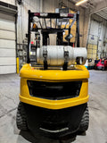 2008 CATERPILLAR P6000 6000 LB LP GAS FORKLIFT PNEUMATIC 84/186" 3 STAGE MAST SIDE SHIFT & FORK POSITIONER STOCK # BF9121629-BUF