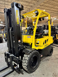 2019 HYSTER H50FT 5000 LB LP GAS FORKLIFT PNEUMATIC 86/189" 3 STAGE MAST SIDE SHIFTING FORK POSITIONER 1192 HOURS STOCK # BF9118579-BUF