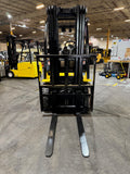 2023 YALE GLP050VXN 5000 LB LP GAS FORKLIFT PNEUMATIC 86/189 3 STAGE MAST SIDE SHIFTER 802 HOURS STOCK # BF9136269-BUF