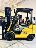 2020 CATERPILLAR GP18N 3500 LB LP GAS FORKLIFT PNEUMATIC 83/188" 3 STAGE MAST PNEUMATIC TIRE SIDE SHIFTER 1558 HOURS STOCK # BF9117459-BUF
